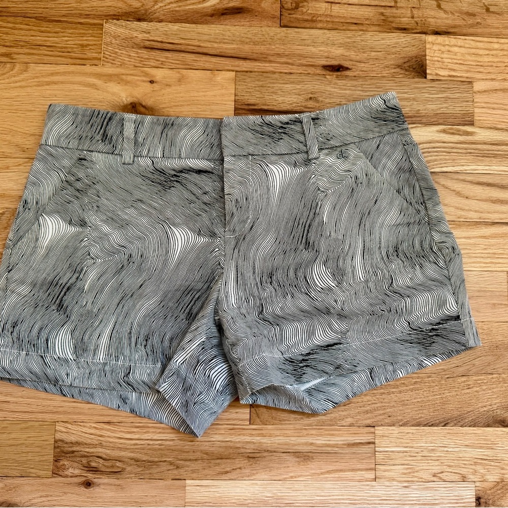 Calvin Klein Black and White Swirl Women's Shorts